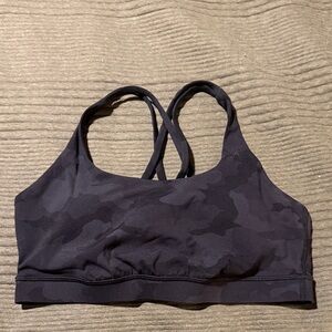 lululemon athletica Black Camo Energy Bra